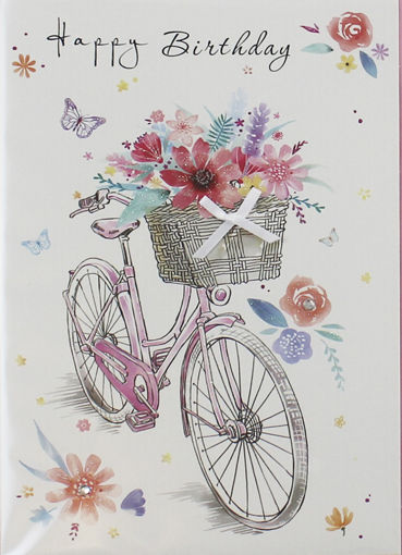 Picture of HAPPY BIRTHDAY CARD BICYCLE